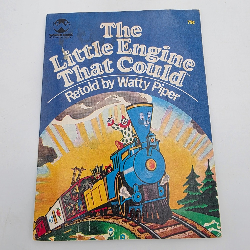 The Little Engine That Could Watty Piper 1987 Wonder Books Vintage Softcover